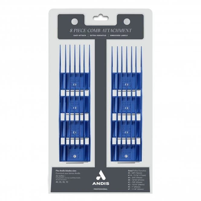 Andis Andis 8 Piece Attachment Combs Andis Andis 8 Piece Attachment Combs -Dog Groomers Shop andis 8 piece attachment combs p17778 13698 medium