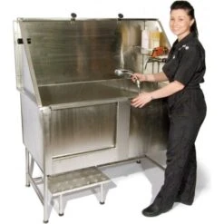 Groomers Easy Step Static Stainless Steel Bath -Dog Groomers Shop groomers easy step static stainless steel bath p1474 1738 medium