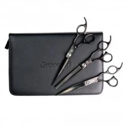 Groomers Groomers Noir Collection 3 Piece Scissor Gift Set