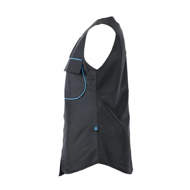 Groomers Groomers Waistcoat - Black with Blue Trim Groomers Groomers Waistcoat - Black With Blue Trim -Dog Groomers Shop groomers waistcoat black with blue trim p10225 12678 medium
