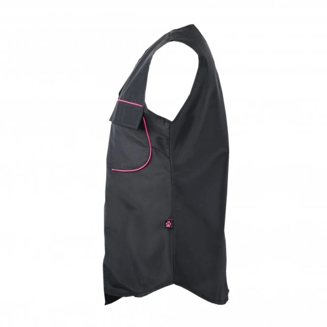 Groomers Groomers Waistcoat - Black with Pink Trim Groomers Groomers Waistcoat - Black With Pink Trim -Dog Groomers Shop groomers waistcoat black with pink trim p10226 12686 medium