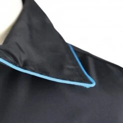Groomers Groomers Zipped Jacket - Black With Blue Trim -Dog Groomers Shop groomers zipped jacket black with blue trim p10223 13110 medium