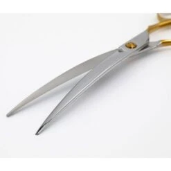 Kanpeki Gold Kanpeki Gold 7.5" Curved Scissors -Dog Groomers Shop kanpeki gold 75 curved scissors p3848 12442 medium