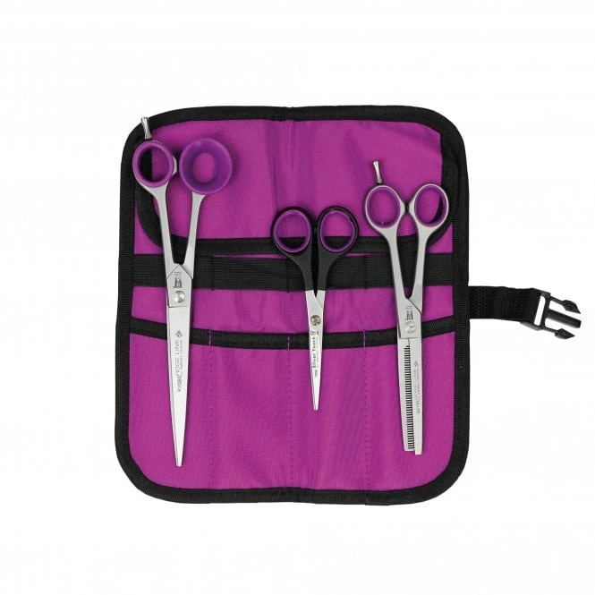 Rose Line Rose Line 3 Piece Scissor Set with Wrap Case Rose Line Rose Line 3 Piece Scissor Set With Wrap Case -Dog Groomers Shop rose line 3 piece scissor set with wrap case p3760 12577 medium