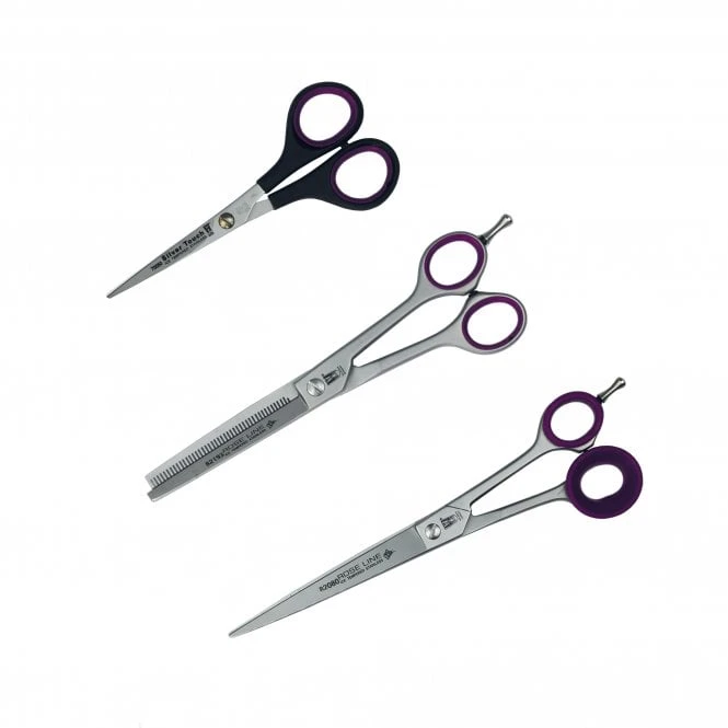 Rose Line Rose Line 3 Piece Scissor Set with Wrap Case Rose Line Rose Line 3 Piece Scissor Set With Wrap Case -Dog Groomers Shop rose line 3 piece scissor set with wrap case p3760 12578 medium
