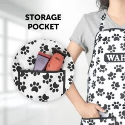 Wahl Wahl Paw Print Apron -Dog Groomers Shop wahl paw print apron p17576 11145 medium